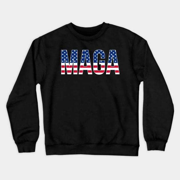 Maga Crewneck Sweatshirt by Big Trumpin inc